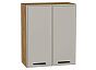 Шкаф верхний с 2-мя дверцами Фрейм Grey Silk Дуб Вотан 716*600*324