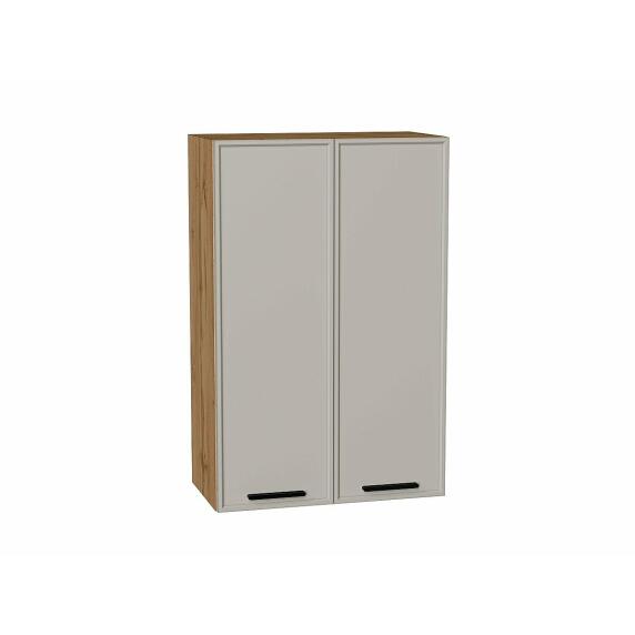 Шкаф верхний с 2-мя дверцами Фрейм Grey Silk Дуб Вотан 920*600*324