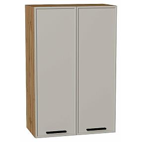 Шкаф верхний с 2-мя дверцами Фрейм Grey Silk Дуб Вотан 920*600*324