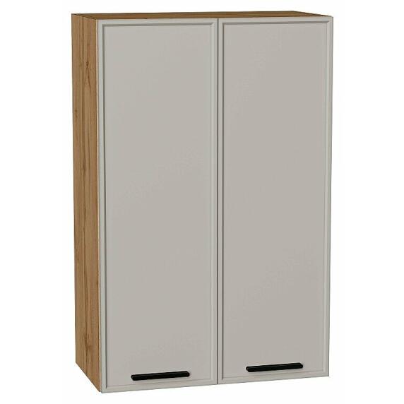 Шкаф верхний с 2-мя дверцами Фрейм Grey Silk Дуб Вотан 920*600*324