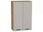 Шкаф верхний с 2-мя дверцами Фрейм Grey Silk Дуб Вотан 920*600*324
