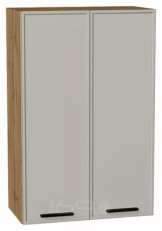 Шкаф верхний с 2-мя дверцами Фрейм Grey Silk Дуб Вотан 920*600*324
