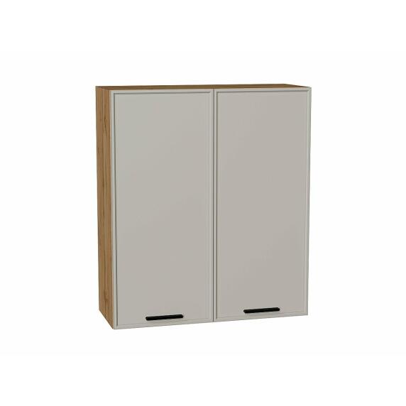 Шкаф верхний с 2-мя дверцами Фрейм Grey Silk Дуб Вотан 920*800*324
