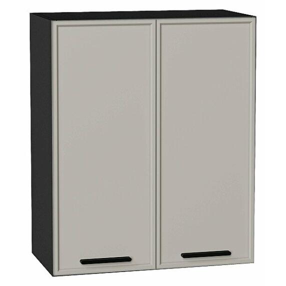 Шкаф верхний с 2-мя дверцами Фрейм Grey Silk Graphite 716*600*324