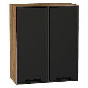 Шкаф верхний с 2-мя дверцами Фрейм Stormy Silk Дуб Вотан 716*600*324