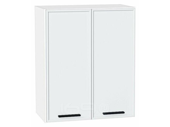Шкаф верхний с 2-мя дверцами Фрейм White Silk Белый 716*600*324