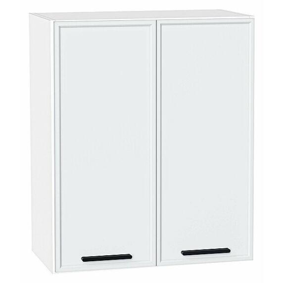 Шкаф верхний с 2-мя дверцами Фрейм White Silk Белый 716*600*324