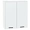 Шкаф верхний с 2-мя дверцами Фрейм White Silk Белый 920*800*324