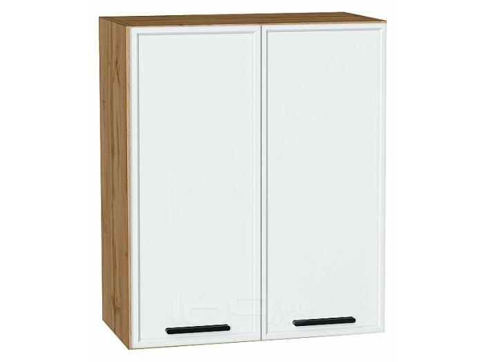 Шкаф верхний с 2-мя дверцами Фрейм White Silk Дуб Вотан 716*600*324