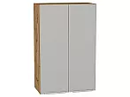 Шкаф верхний с 2-мя дверцами Фьюжн Silky Light Grey Дуб Вотан 920*600*320