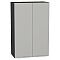 Шкаф верхний с 2-мя дверцами Фьюжн Silky Light Grey  Graphite 920*600*320 Шкаф верхний с 2-мя дверцами Фьюжн Silky Light Grey  Graphite 920*600*320