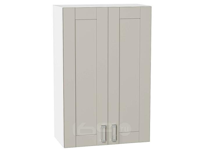 Шкаф верхний с 2-мя дверцами Лофт Grey Silk/Белый 920*600*320