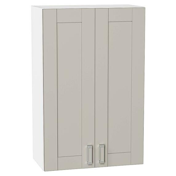 Шкаф верхний с 2-мя дверцами Лофт Grey Silk/Белый 920*600*320