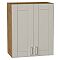 Шкаф верхний с 2-мя дверцами Лофт Grey Silk/Дуб Вотан 716*600*320 Шкаф верхний с 2-мя дверцами Лофт Grey Silk/Дуб Вотан 716*600*320