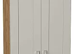 Шкаф верхний с 2-мя дверцами Лофт Grey Silk/Дуб Вотан 716*600*320
