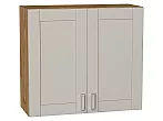 Шкаф верхний с 2-мя дверцами Лофт Grey Silk/Дуб Вотан 716*800*320