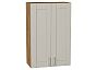 Шкаф верхний с 2-мя дверцами Лофт Grey Silk/Дуб Вотан 920*600*320