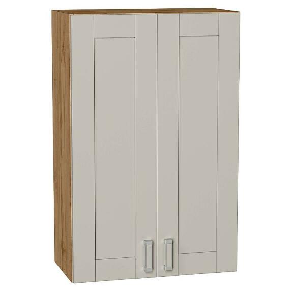 Шкаф верхний с 2-мя дверцами Лофт Grey Silk/Дуб Вотан 920*600*320