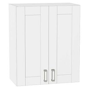 Шкаф верхний с 2-мя дверцами Лофт White Silk/Белый 716*600*320