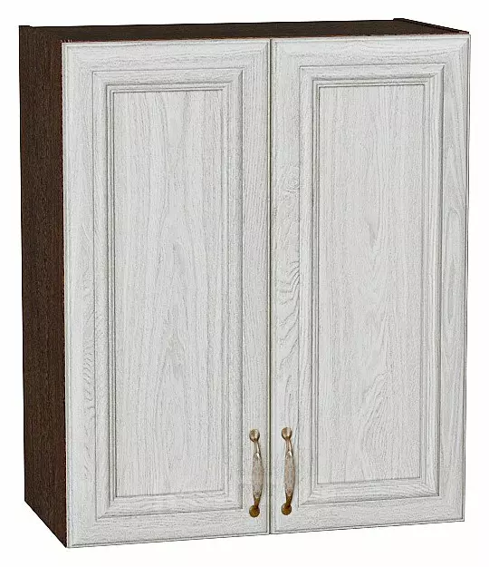 Шкаф верхний с 2-мя дверцами Шале White Dreamline Венге 716*600*320