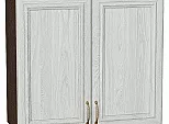 Шкаф верхний с 2-мя дверцами Шале White Dreamline Венге 716*800*320