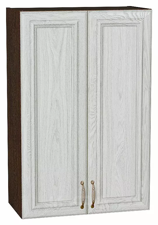 Шкаф верхний с 2-мя дверцами Шале White Dreamline Венге 920*600*320