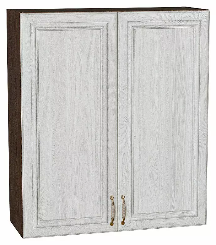 Шкаф верхний с 2-мя дверцами Шале White Dreamline Венге 920*800*302