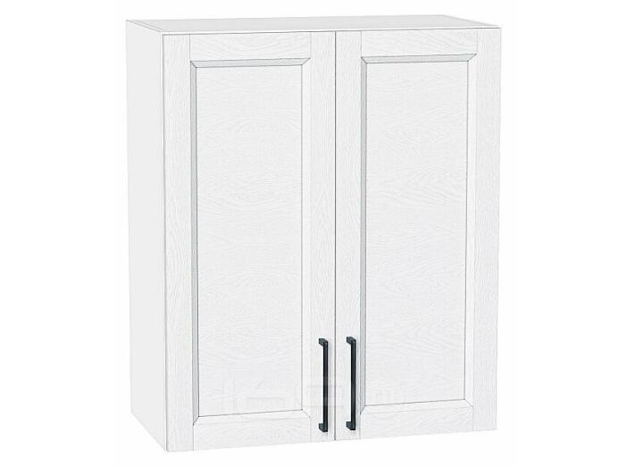 Шкаф верхний с 2-мя дверцами Сканди White Silkwood/Белый 716*600*320