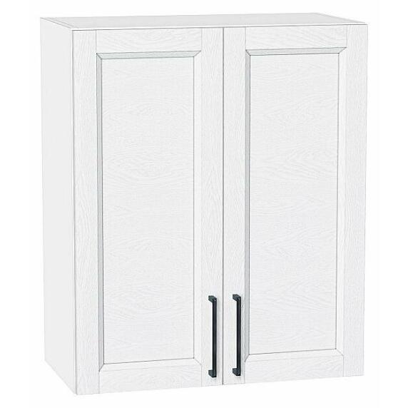 Шкаф верхний с 2-мя дверцами Сканди White Silkwood/Белый 716*600*320