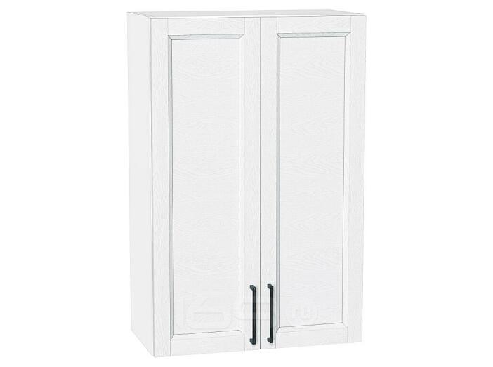 Шкаф верхний с 2-мя дверцами Сканди White Silkwood/Белый 920*600*320