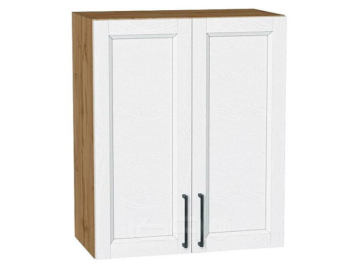 Шкаф верхний с 2-мя дверцами Сканди White Silkwood/Дуб Вотан 716*600*320