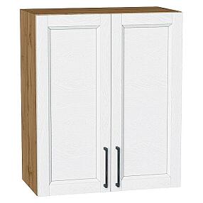 Шкаф верхний с 2-мя дверцами Сканди White Silkwood/Дуб Вотан 716*600*320