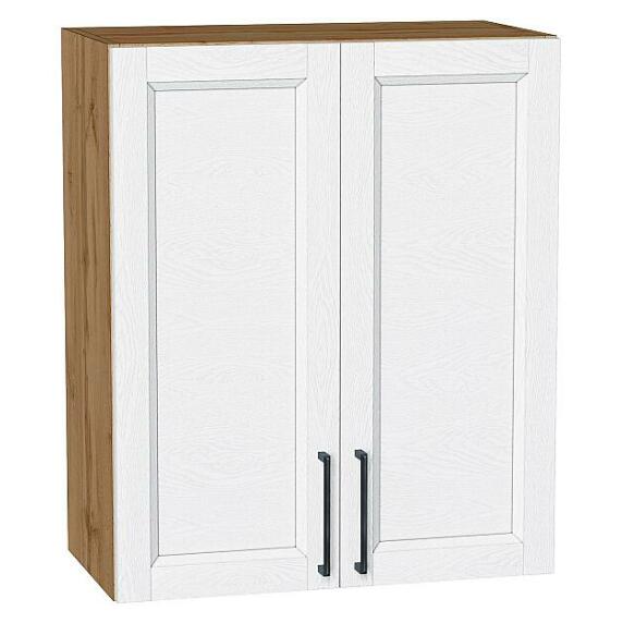 Шкаф верхний с 2-мя дверцами Сканди White Silkwood/Дуб Вотан 716*600*320