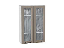 

Шкаф верхний с 2-мя остекленными дверцами Ницца