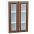 Шкаф верхний с 2-мя остекленными дверцами Шале Brown Dreamline Белый 920*600*320
