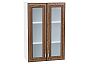Шкаф верхний с 2-мя остекленными дверцами Шале Brown Dreamline Белый 920*600*320