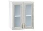 Шкаф верхний с 2-мя остекленными дверцами Шале White Dreamline Белый 716*600*320