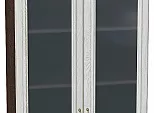 Шкаф верхний с 2-мя остекленными дверцами Шале White Dreamline Венге 920*800*302