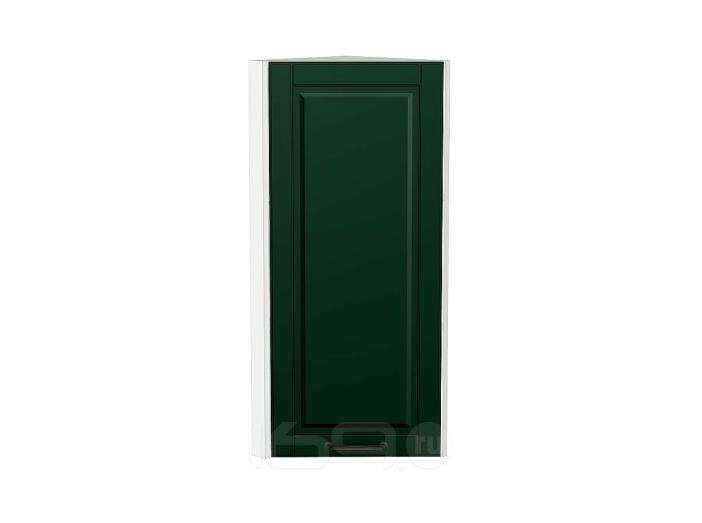 Шкаф верхний торцевой Дублин Special Green/Белый 920*300*304