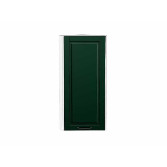 Шкаф верхний торцевой Дублин Special Green/Белый 920*300*304