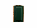 Шкаф верхний торцевой Дублин Special Green/Дуб Вотан 716*300*304