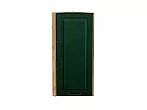 Шкаф верхний торцевой Дублин Special Green/Дуб Вотан 920*300*304