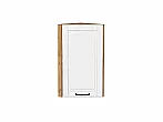 Шкаф верхний торцевой Дублин Special White/Дуб Вотан 716*300*304
