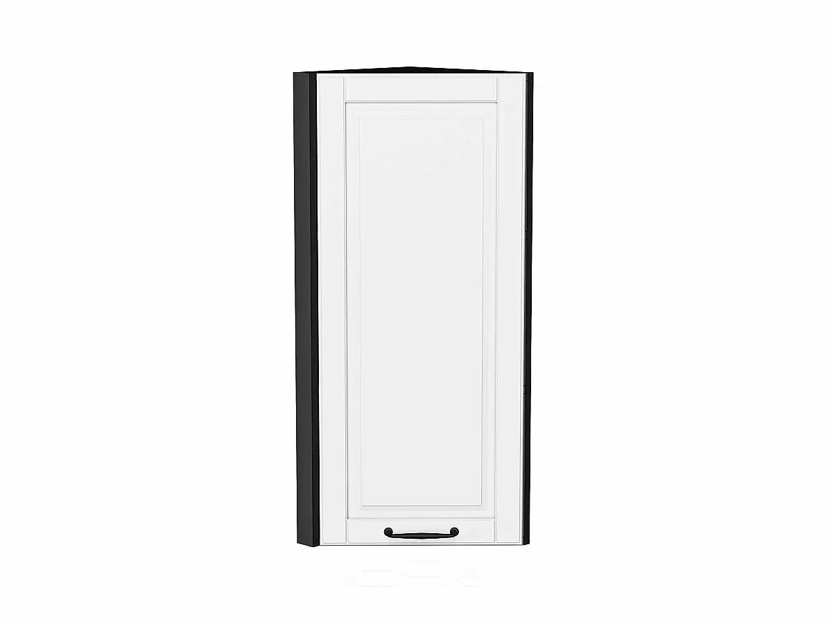Шкаф верхний торцевой Дублин Special White/Graphite 920*300*304