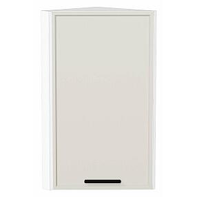 Шкаф верхний торцевой Фрейм Cream Silk Белый 716*300*324