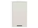 Шкаф верхний торцевой Фрейм Cream Silk Белый 716*300*324