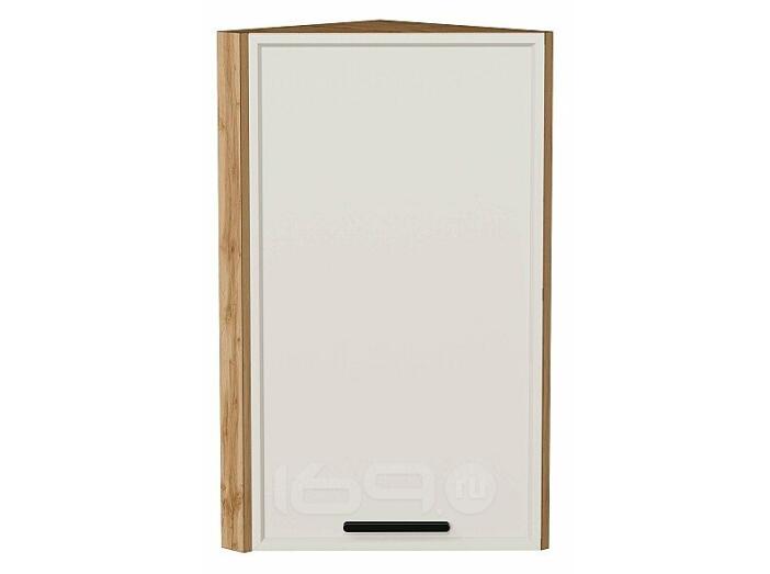 Шкаф верхний торцевой Фрейм Cream Silk Дуб Вотан 716*300*324