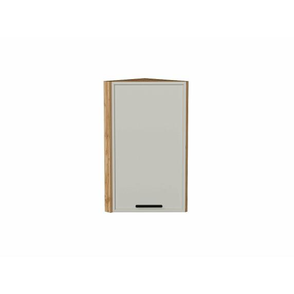 Шкаф верхний торцевой Фрейм Grey Silk Дуб Вотан 716*300*324