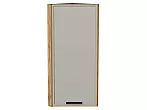 Шкаф верхний торцевой Фрейм Grey Silk Дуб Вотан 920*300*310