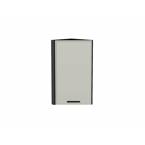Шкаф верхний торцевой Фрейм Grey Silk Graphite 716*300*324